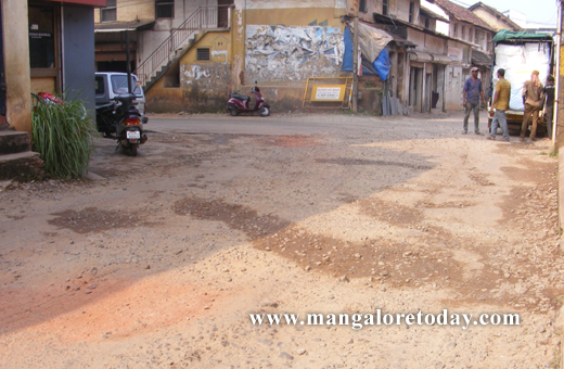 Bad condition of Mangalore Roads